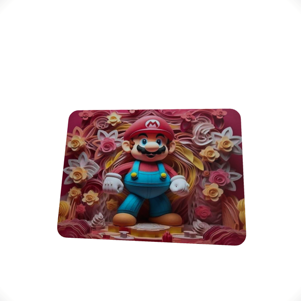 Mario Brother Flowers - Mouse Pad