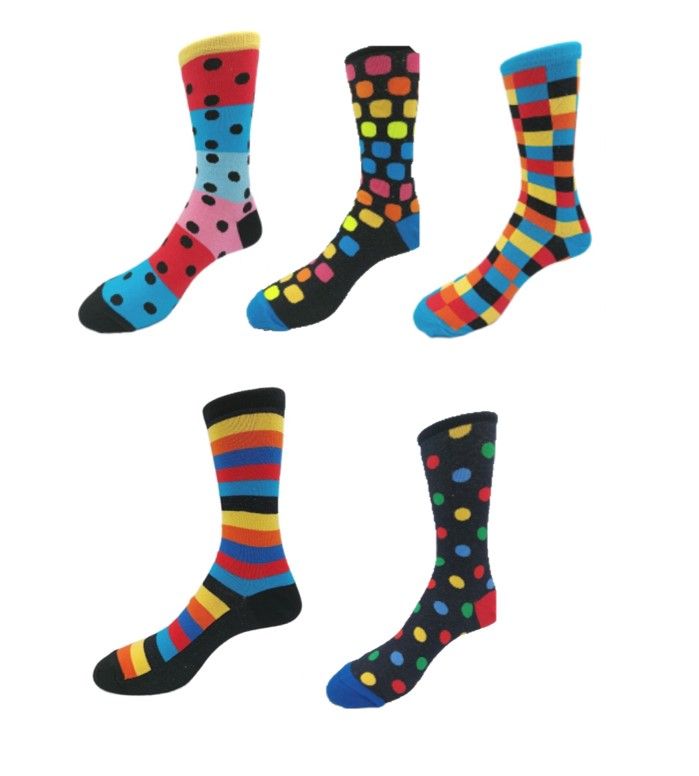 Private Benjamin Funky Trending Cotton Blend Fashion Socks Bulk Pack
