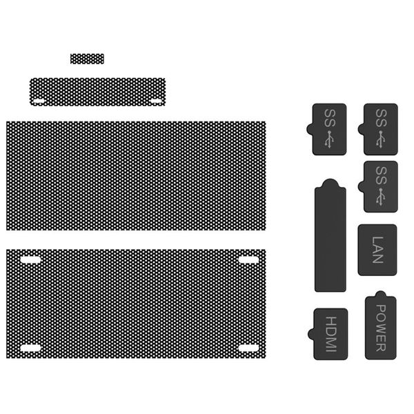 Dust Plug, Black Anti-Scratch Breathable Dustproof Protector for Xbox Series X