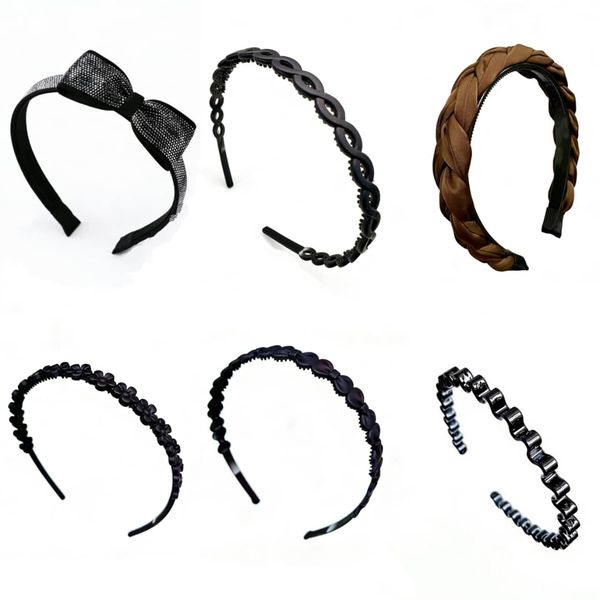6 Set of Unique Bargains Headbands Non-slip Fashion Headbands