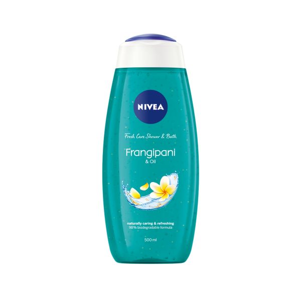 NIVEA Frangipani &amp; Oil Shower Gel Body Wash, 500ml