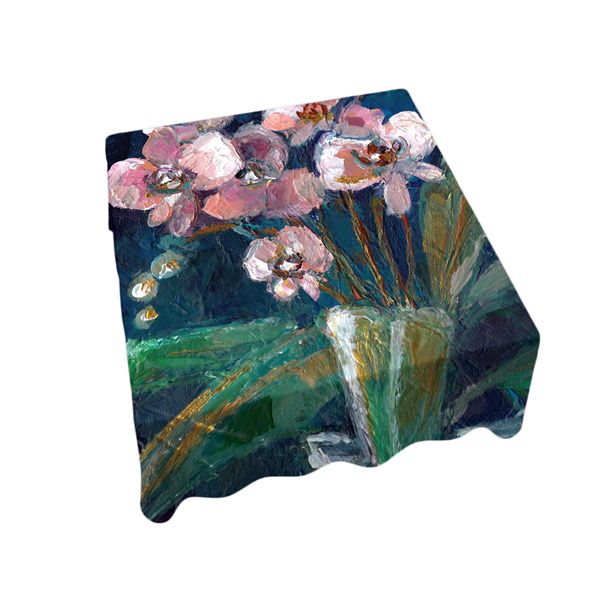 Orchids By Kristin Van Lieshout Square Tablecloth
