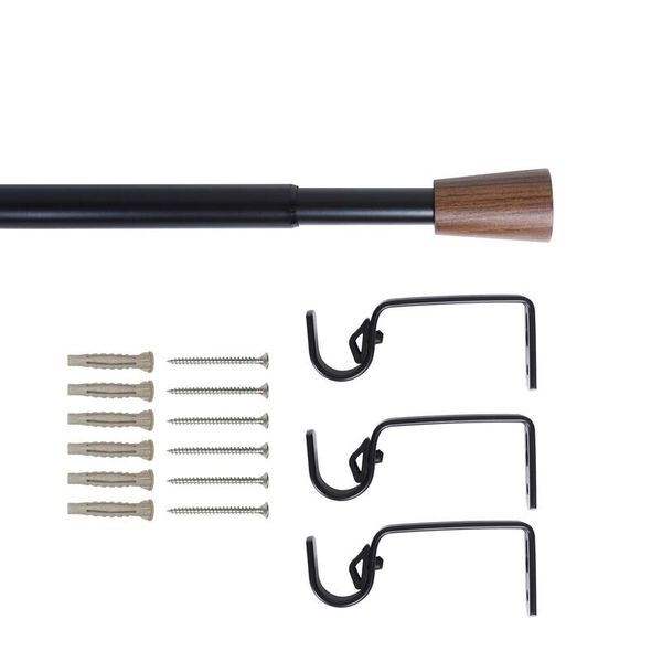 Inspire single ext kit d16/19 cripta mat black 160-300cm