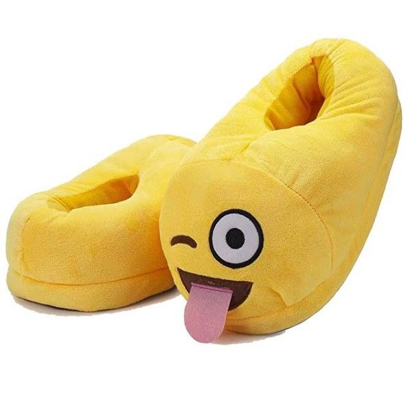 Emoji Slippers - Tongue Out