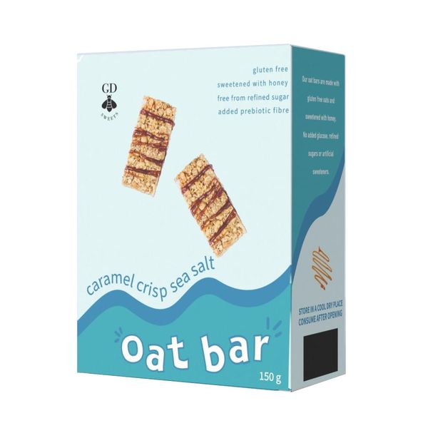 GD Oat Bars Caramel Crisp Sea Salt 150g