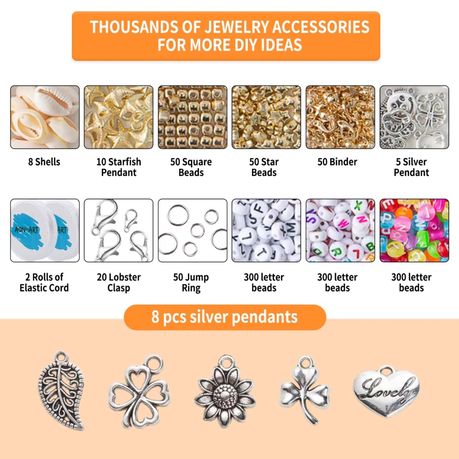 AON-ART 5900+PCS Heishi Beads Jewelry Making Kit | Shop Today. Get