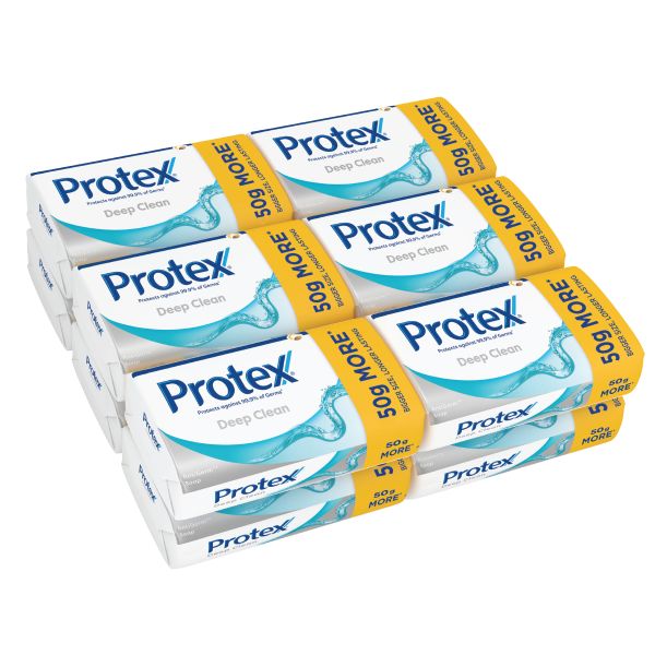 Protex Deep Clean Anti-Germ Bath Soap, Bulk Offer - 12 x 200g