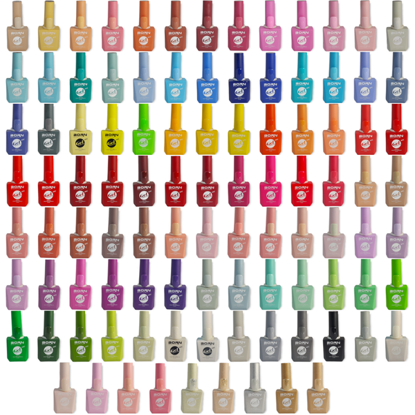 Born Beautiful Professional MVC LED/UV Gel Polish 15ml 100 Piece