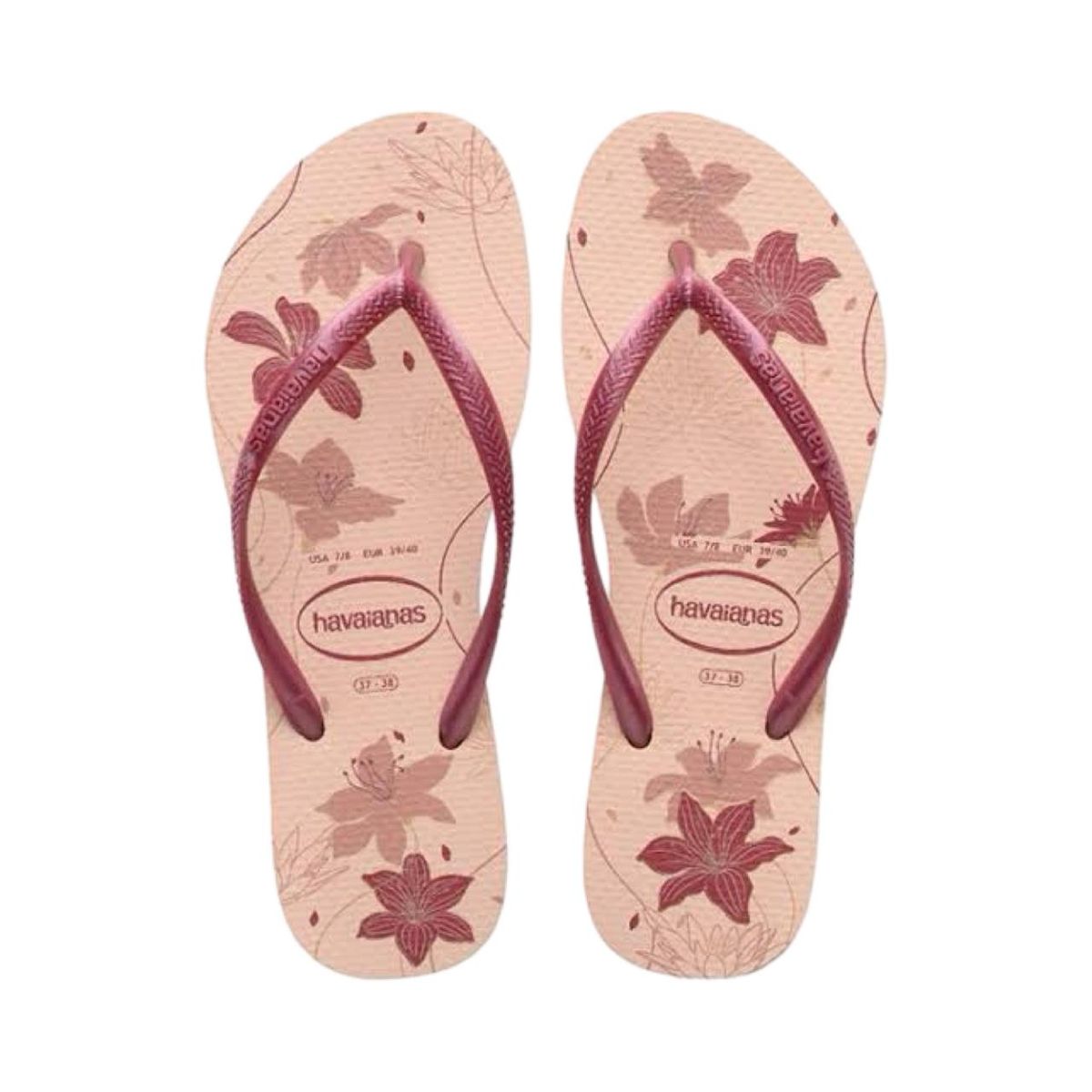 Havaianas slim organic women flip flops pink shop today get it