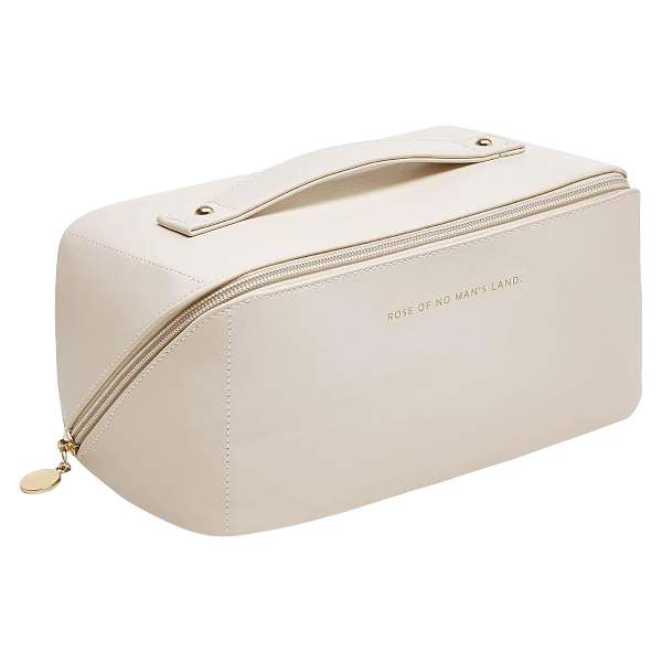 Portable Cosmetic Travel Organizer Case - Beige