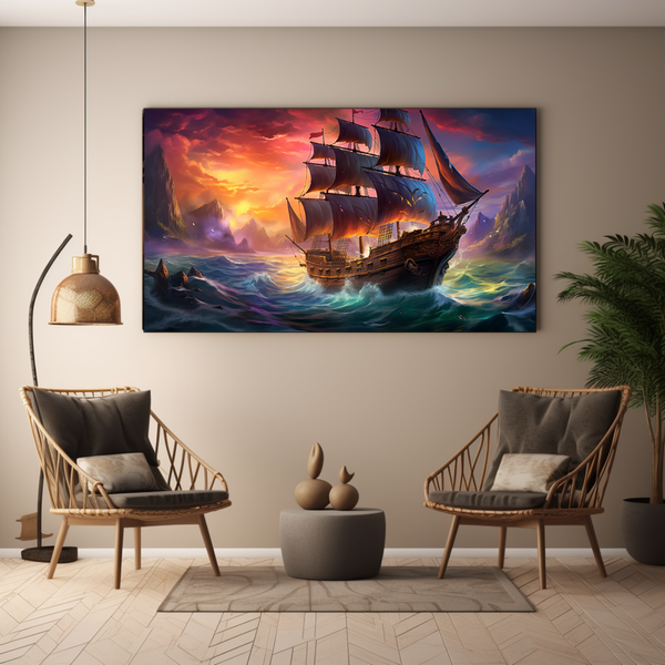 Canvas Wall Art - Daring Oirate Adventure - BK0025