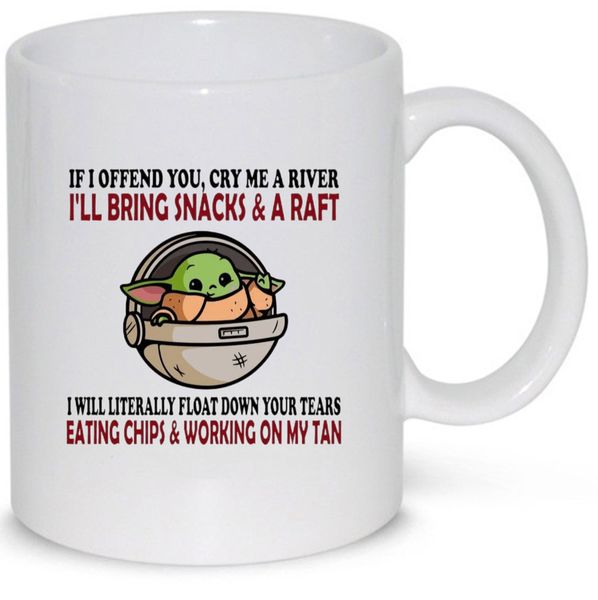If I Offend You Baby Yoda V3 Pack Mug