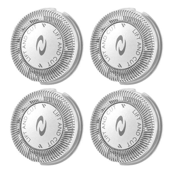 4Pcs Shaver Head Blade for HQ3 HQ30/HQ32/HQ36/HQ300, Silver