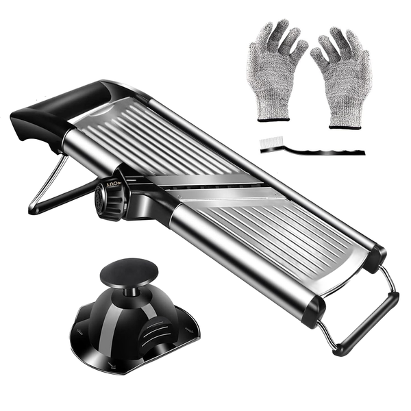 Mandolin Slicer Grater Adjustable Vegetable Fry Cutter Chopper Cut Tool