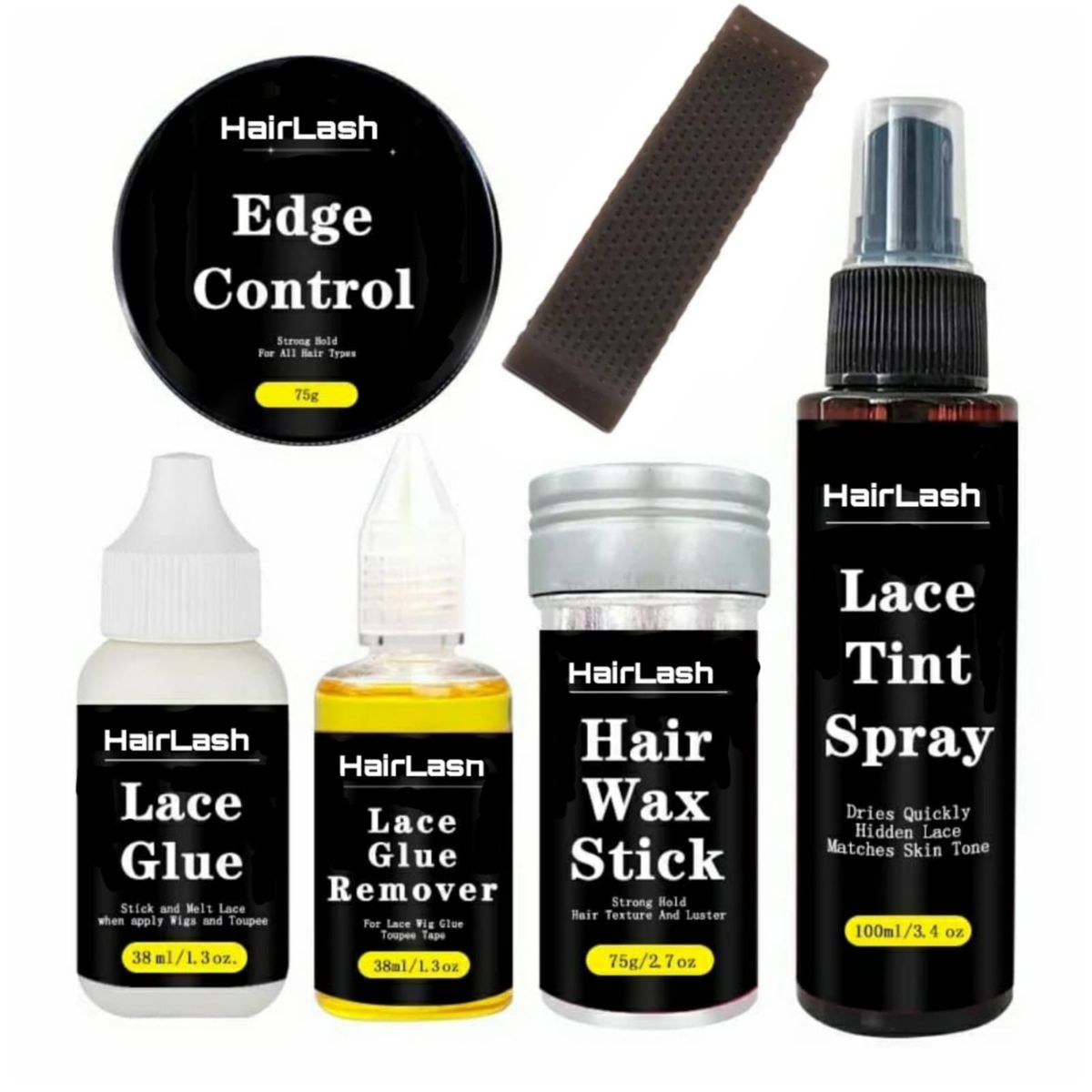 Gift Set With Melting Spray Lace Tint Spray Hair Wax Stick Lace Glue W