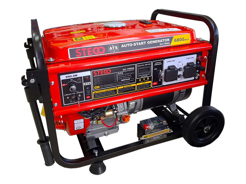 Steco - Sg-7900a Steco Generator 7500w 4-Stroke Auto-Start