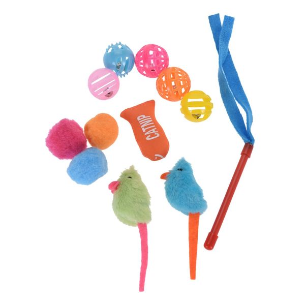 Cat Toy Value Pack - Set of 12