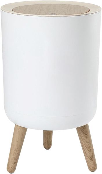 Garbage Can with Press Top Cover