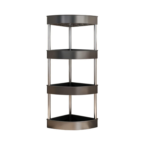 Fan-shaped storage rack, specially designed for bathroom storage racks