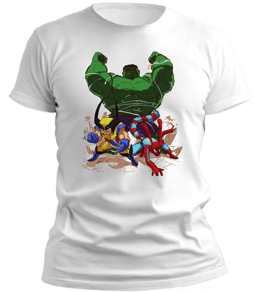 PepperSt Men's White T-Shirt - AvengersTails