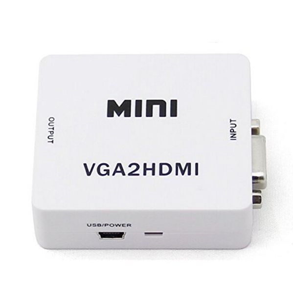 VGA to HDMI Converter Adapter 1080P Audio Connector