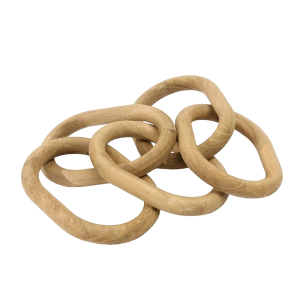 Criston Wooden Chain with 5 Links - Large