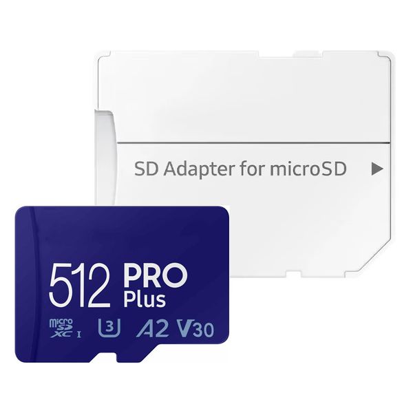 512GB Memory Card With SD Adapter - High-Speed, Durable Storage Reliable