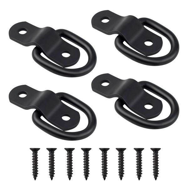 4 Pack D Rings Tie Down Anchors Heavy Duty Tie Down Hooks