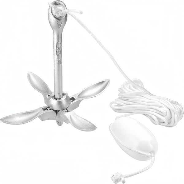 Folding Anchor with Rope Portable Anchor Folding Anchor with a Buoy Ball