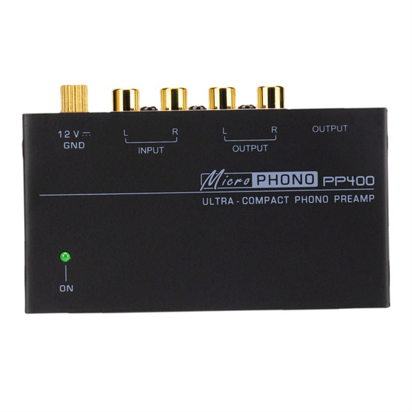 PP400 Ultra-Compact Phono Preamp Preamplifier EU Plug