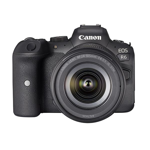 Canon EOS R6 20.1MP Mirrorless Camera with 24-105 is STM Lens - Black