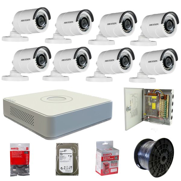Hikvision 8 Channel 1080p Complete Kit
