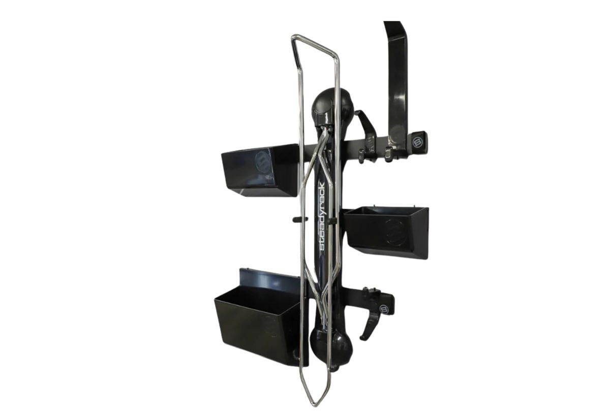 Steadyrack - MTB + Gearmate Duo - Bike Rack and Gear Storage Set