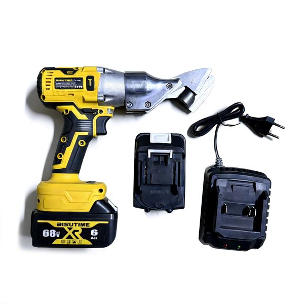 21V Brushless Electric Scissors, Dual-Battery Long-Duration Cutting Machine