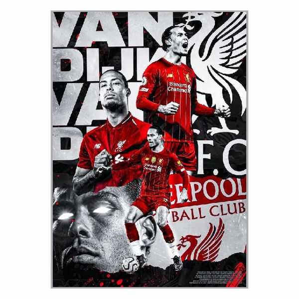 Virgil Van Dijk Liverpool Poster - A1