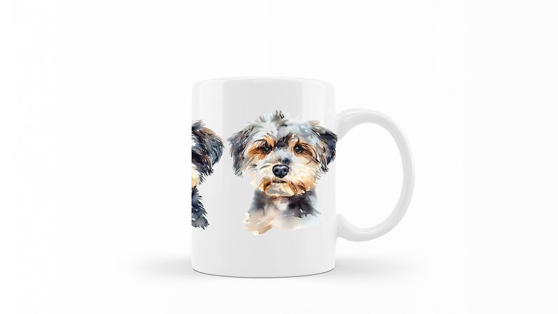 Dandie-Dinmont-Terrier Printed Coffee Mug DSGN264
