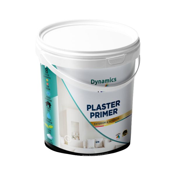 Dynamics Water-Based Plaster Primer (White, Interior &amp; Exterior Use)