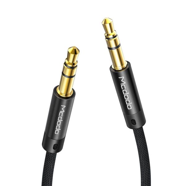 Mcdodo Braided Gold Plated Aux Audio Cable Male to Male 3.5mm