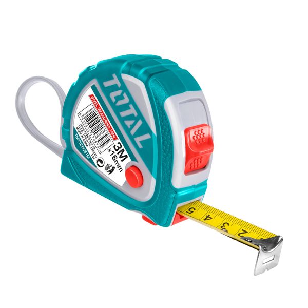 Total 3 Pcs Steel Measuring Tape 3mx16mm