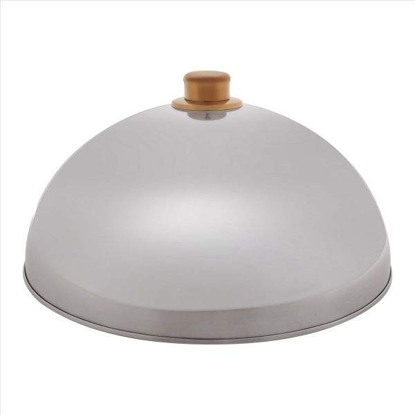 12 Inch Stainless Steel Cheese Melting Dome And Steaming Cover