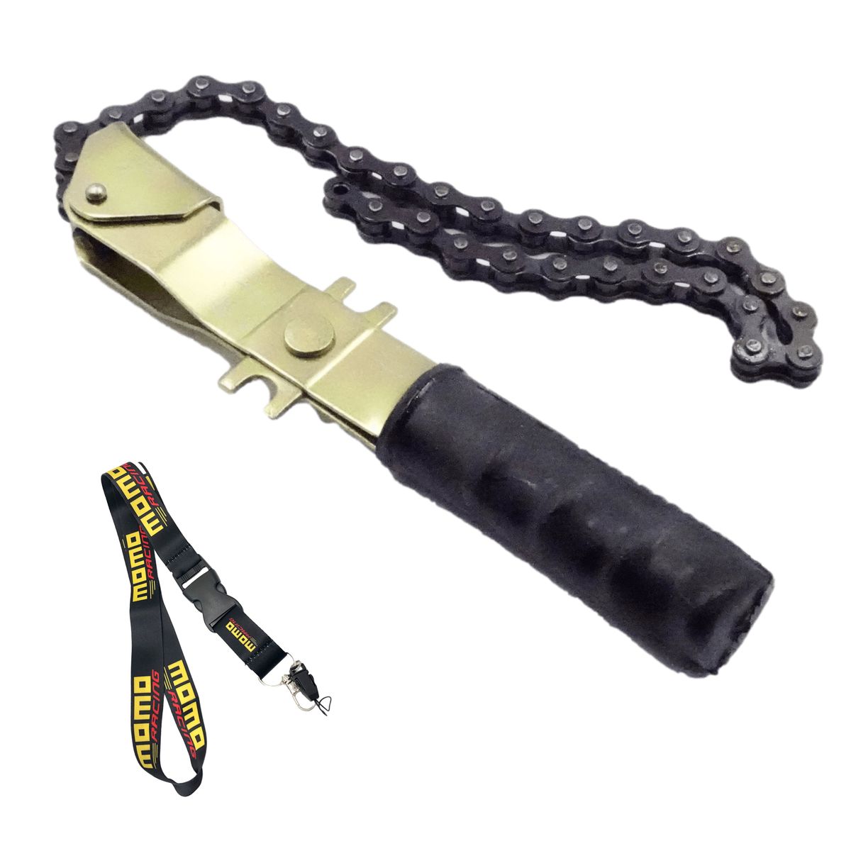 Anti Slip Handle Heavy Duty Metal Oil Filter Chain Puller Wrench