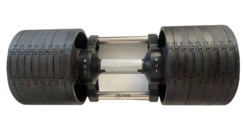 Flexi Muscles - 32kg Adjustable Single Weight Dumbbell for Men &amp; Women