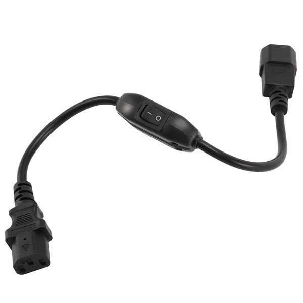 Special PDU UPS Power Cord Cable, IEC 320 C14 to C13 30cm Black
