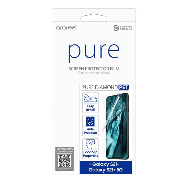 Araree Pure Diamond Screen Protector Film For Samsung Galaxy S21+/5G