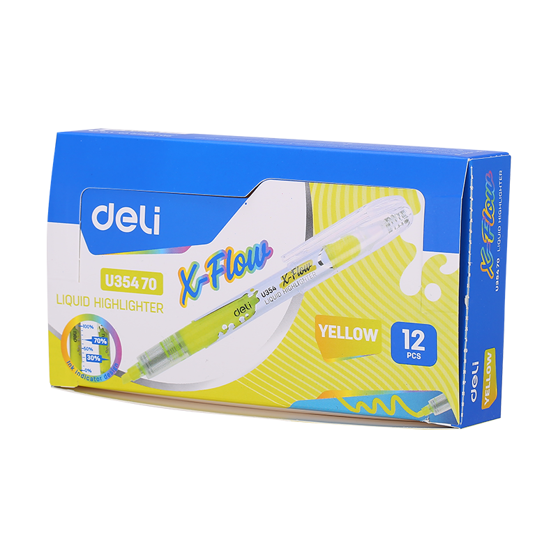 DELI Liquid Highlighters Yellow (12pcs) Shop Today. Get it Tomorrow