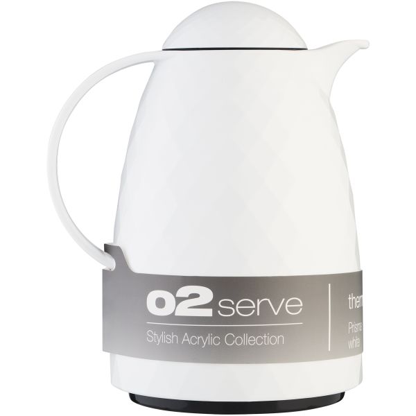 O2 Thermal Jug Prisma Wht 1Lt