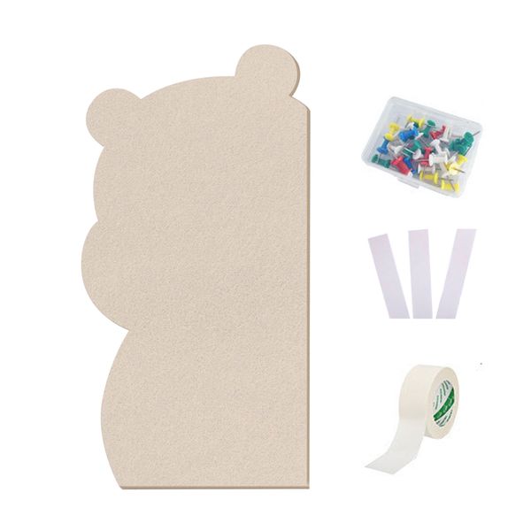 120cm Home Decor Cute Bear Felt Felt Message Wall