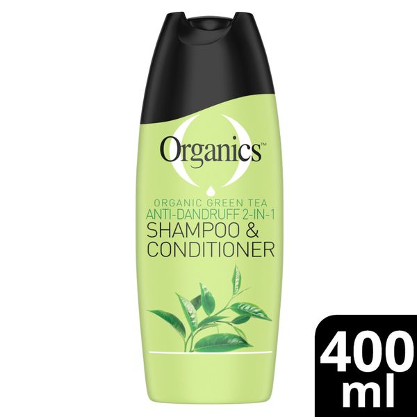 Organics Green Tea Anti Dandruff 2in1 Shampoo and Conditioner 400ml