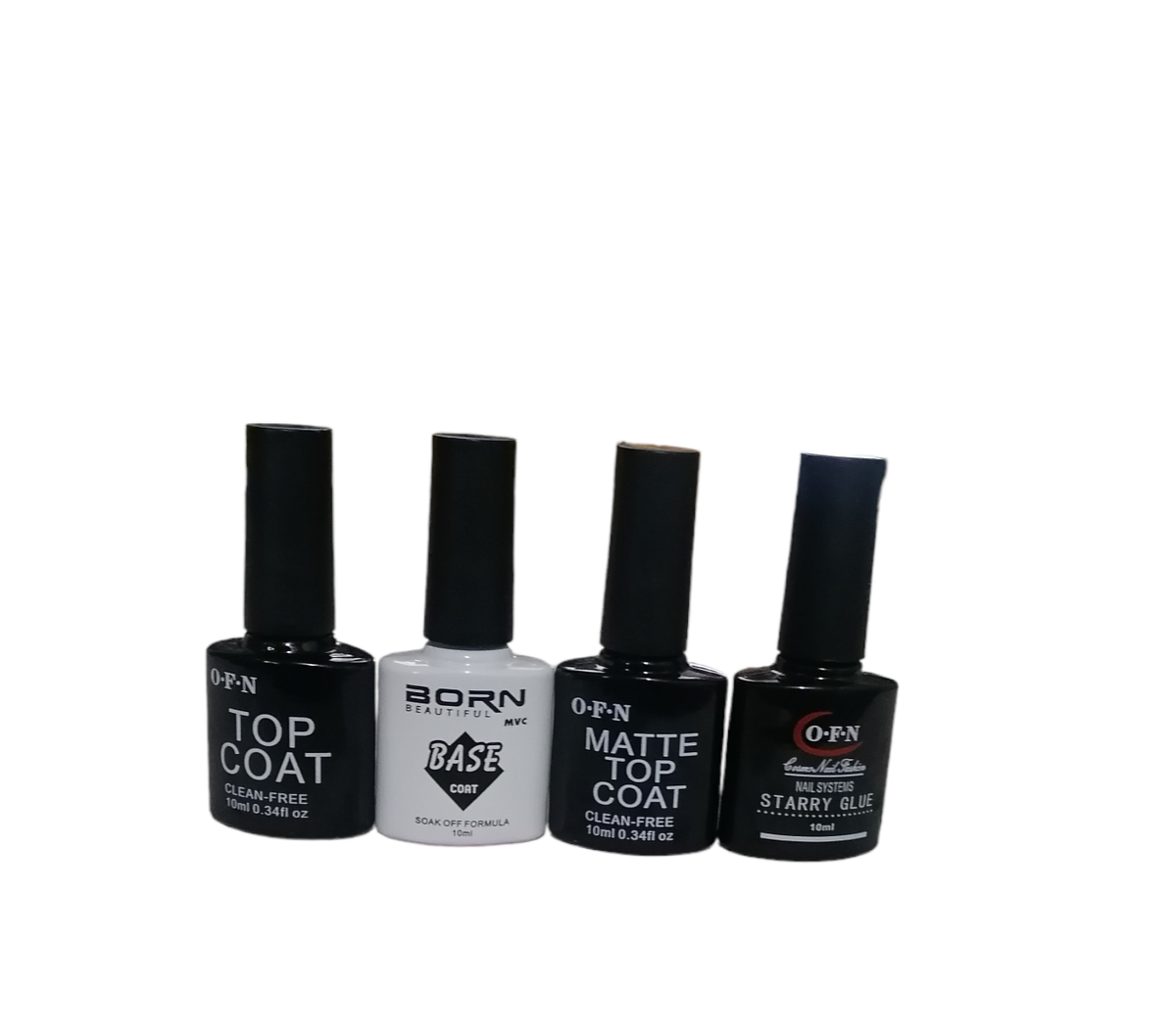 Acquiesce UV Nail Polish Top Coat, Base Coat, Matte Top Coat & Starry