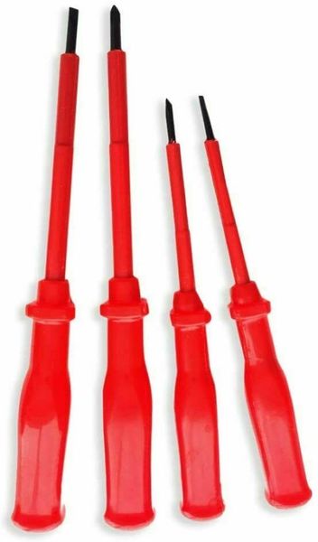 Blackspur 4 Piece Insulated Screwdriver Set